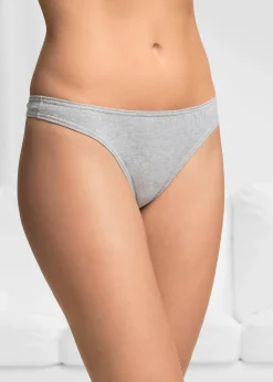 bonprix Lot de 10 strings|Femme Basiques|Lingerie Coton