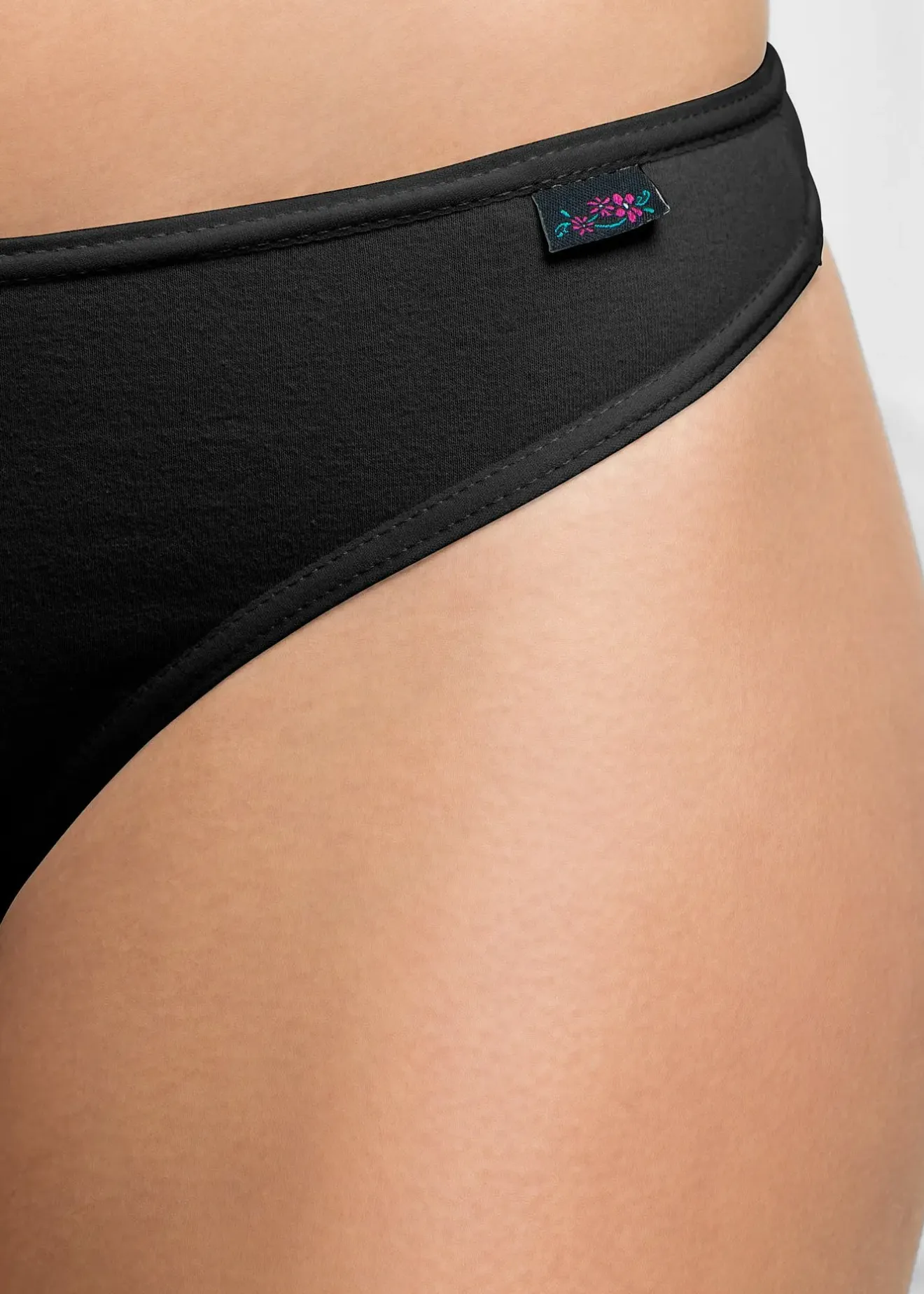 bonprix Lot de 6 strings coton|Femme Basiques|Lingerie Coton