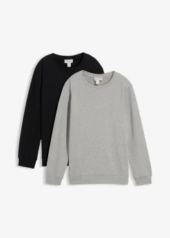 bonprix Lot de 2 sweats 100% coton|Enfant Vêtements Enfant|Filles 9-16 Ans·Lot De 2 Articles Et Plus