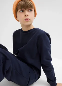 bonprix Lot de 2 sweats doux en coton mélangé|Enfant Vêtements Enfant|Garçons 9-16 Ans·Lots De 2 Articles Et Plus