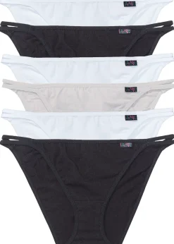 Femme bonprix Basiques|Lingerie Coton|Lot de 6 tangas avec étiquette