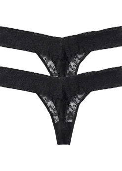 bonprix Lot de 2 tangas en dentelle|Femme Dessous|Bas