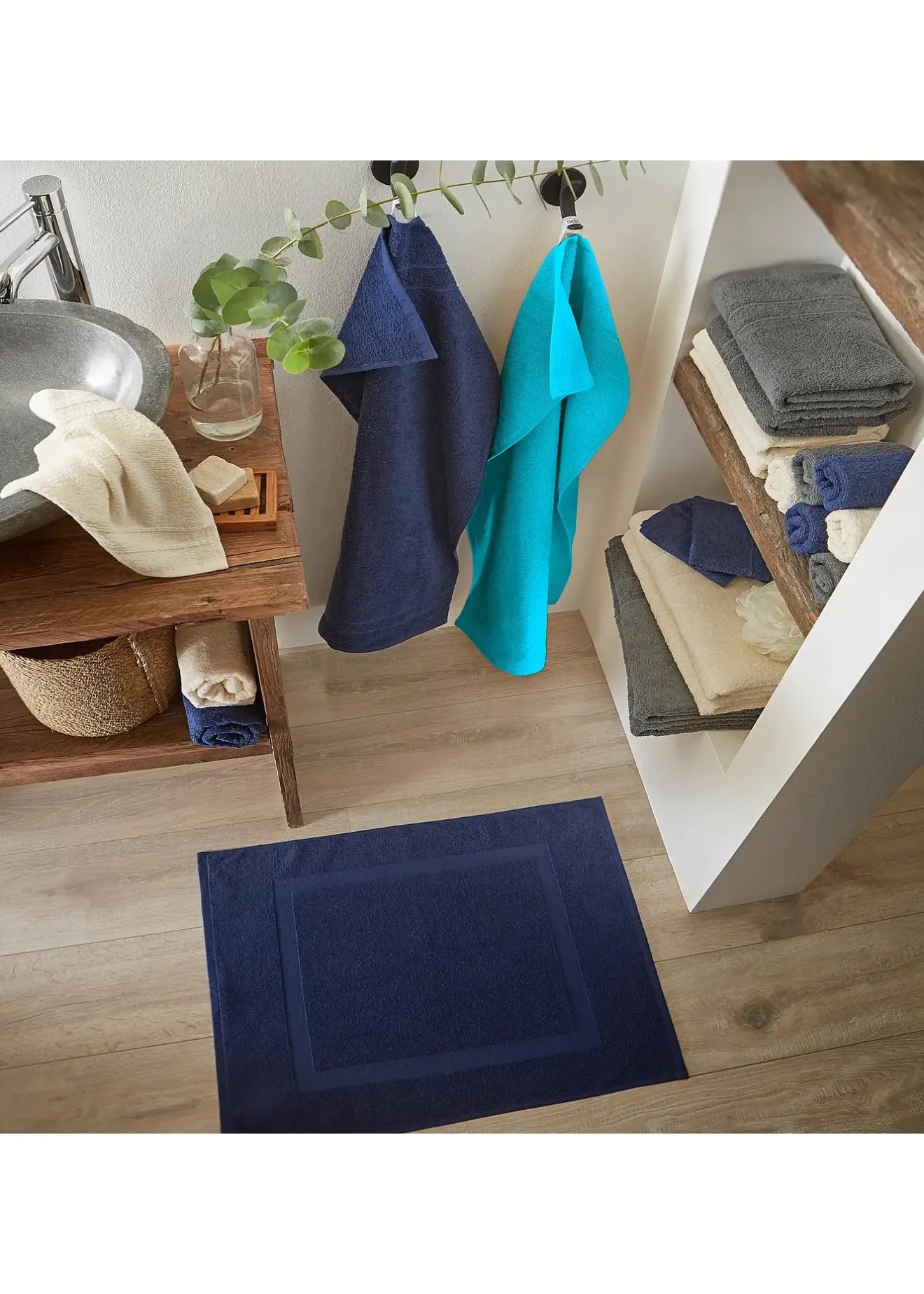 bonprix Salle De Bain·Tapis De Bain|Tapis De Bain|Lot de 2 tapis de bain hôtel