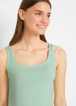 bonprix Lot de 2 tops|Femme Basiques|T-Shirts & Tops