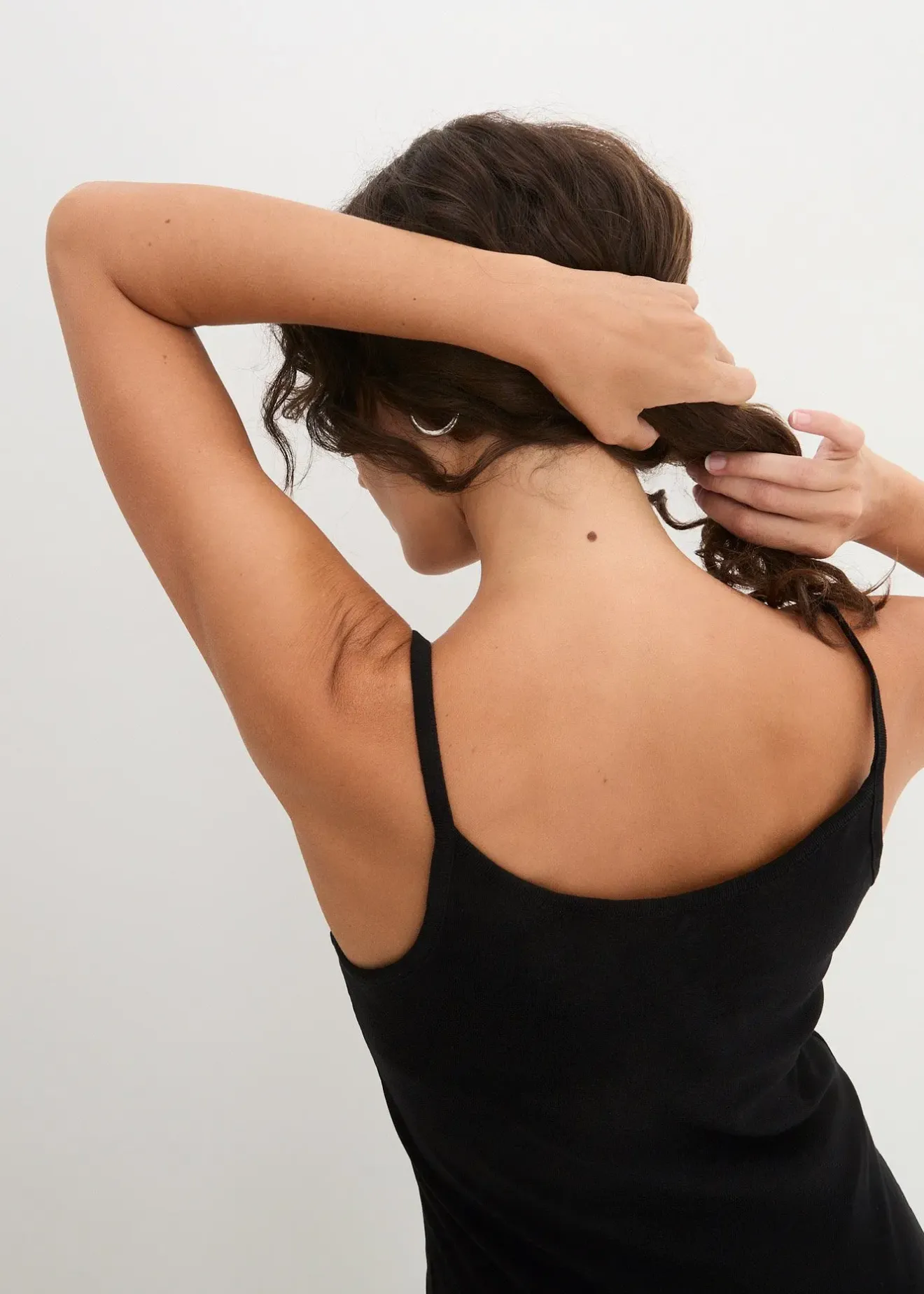 bonprix Lot de 3 tops à bretelles spaghetti 100% coton|Femme Tricots De Peau|Basiques