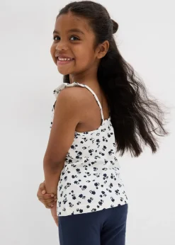 bonprix Lot de 2 tops 100% coton|Enfant Vêtements Enfant|Filles 2-8 Ans·Lot De 2 Articles Et Plus