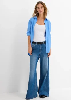 Femme bonprix Basiques|Tricots De Peau|Lot de 2 tops à fines bretelles 100% coton