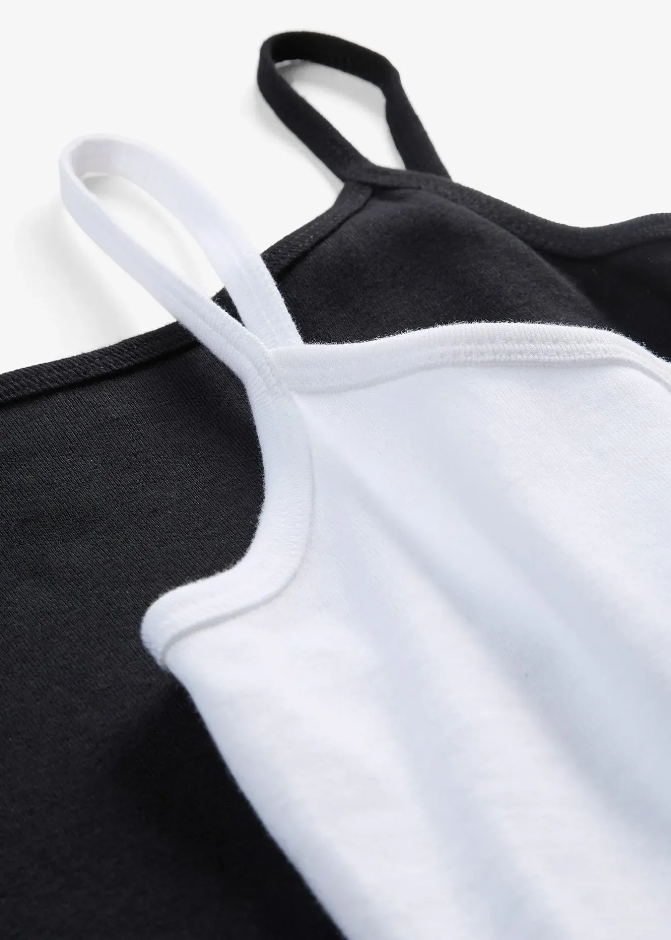 Femme bonprix Basiques|Tricots De Peau|Lot de 2 tops à fines bretelles 100% coton