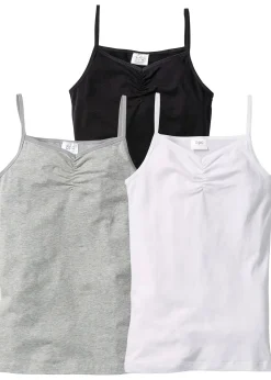 bonprix Lot de 3 tops coton|Enfant Vêtements Enfant|Lot De 2 Articles Et Plus