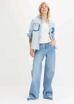 Femme bonprix Tricots De Peau|Basiques|Lot de 2 tops en coton côtelé