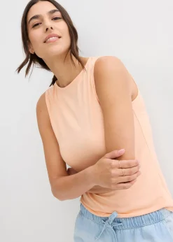 Femme bonprix Basiques|T-Shirts & Tops|Lot de 2 tops en viscose douce