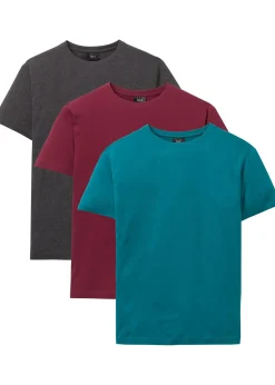bonprix Lot de 3 T-shirts|Homme T-Shirts & Polos