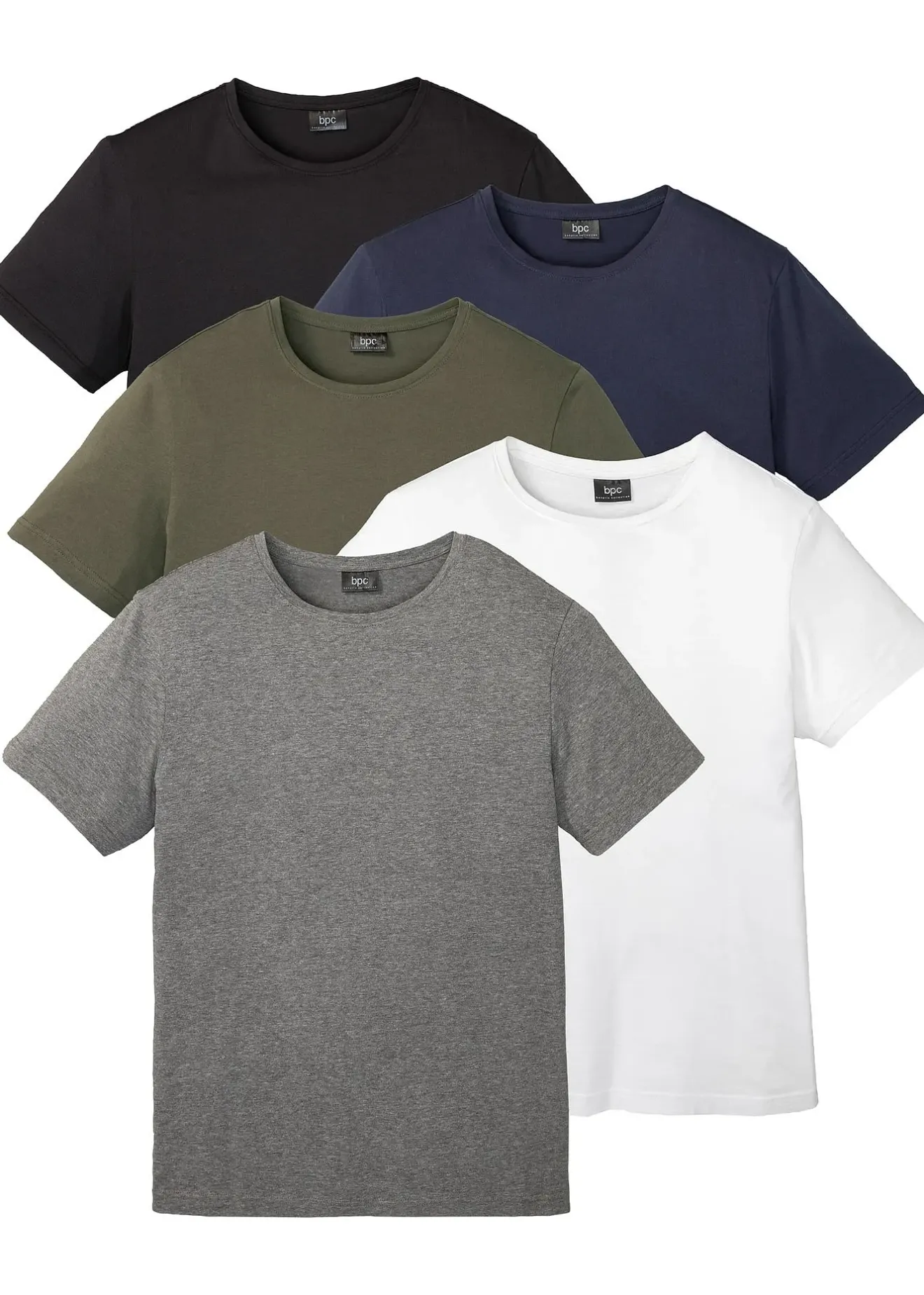 Homme bonprix Vêtements De Sport|T-Shirts & Polos|Lot de 5 T-shirts