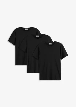bonprix Lot de 3 T-shirts|Homme T-Shirts & Polos