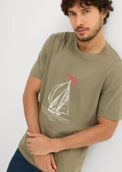 bonprix Lot de 2 T-shirts 100% coton|Homme T-Shirts & Polos