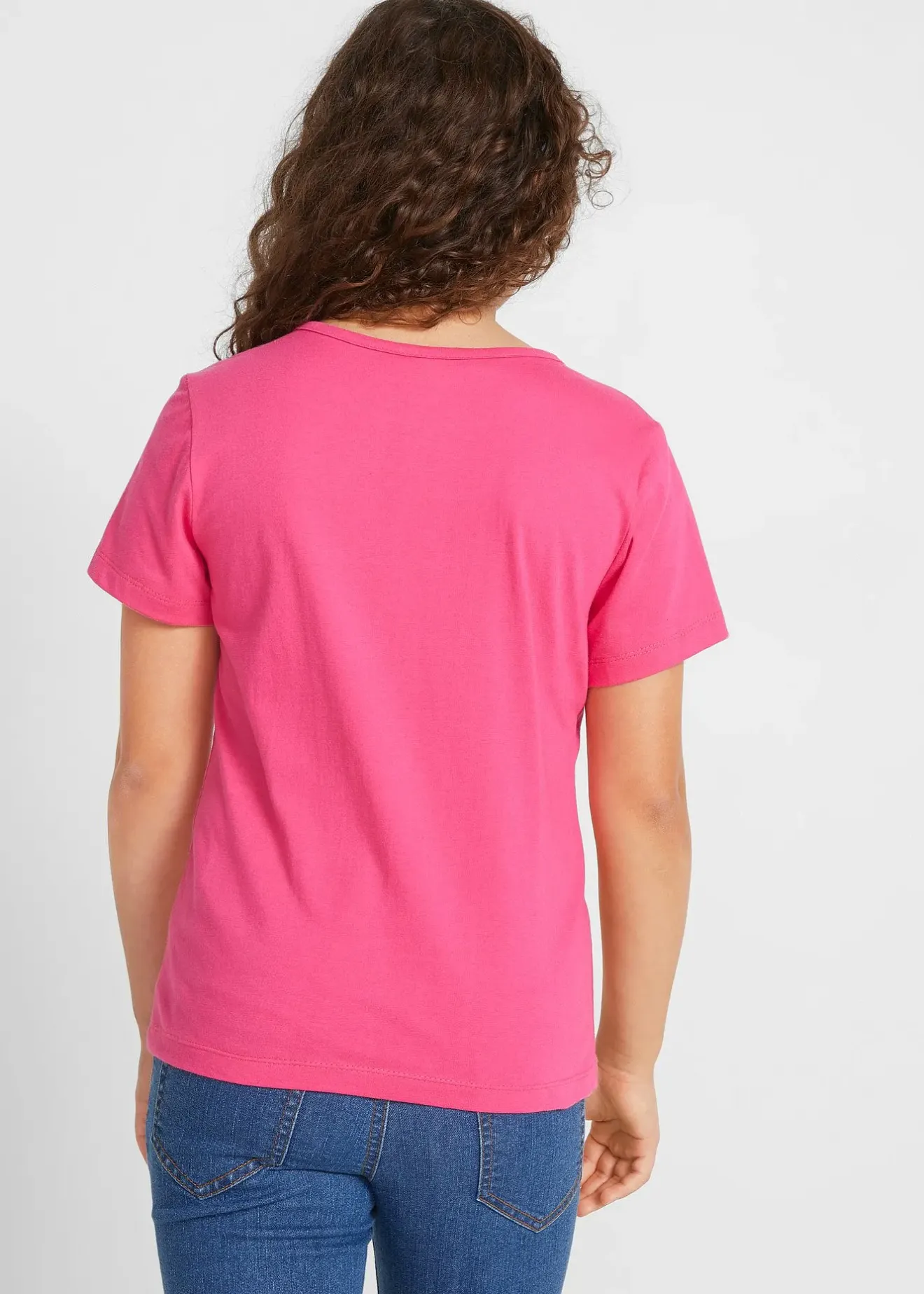 bonprix Lot de 2 T-shirts 100% coton|Enfant Vêtements Enfant|Filles 2-8 Ans·Lot De 2 Articles Et Plus