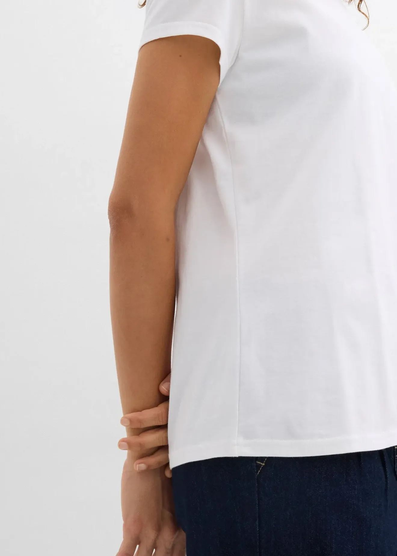 bonprix Lot de 2 T-shirts 100% coton|Femme Basiques|T-Shirts & Tops