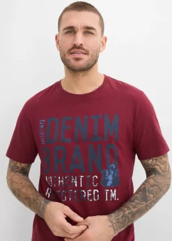 bonprix Lot de 2 T-shirts 100% coton|Homme T-Shirts & Polos