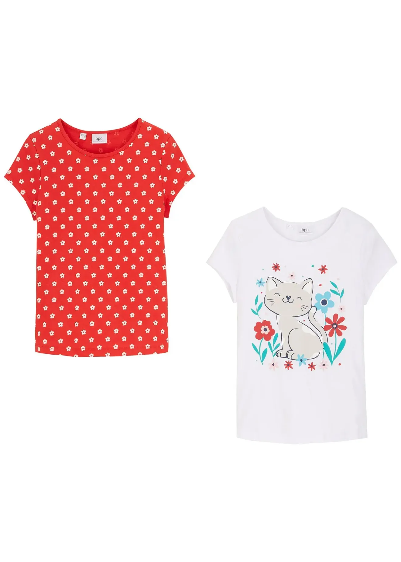 Enfant bonprix Vêtements Enfant|Filles 2-8 Ans·Lot De 2 Articles Et Plus|Lot de 2 T-shirts 100% coton