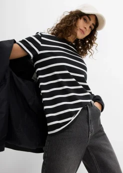 bonprix Lot de 2 T-shirts 100% coton|Femme Basiques|T-Shirts & Tops