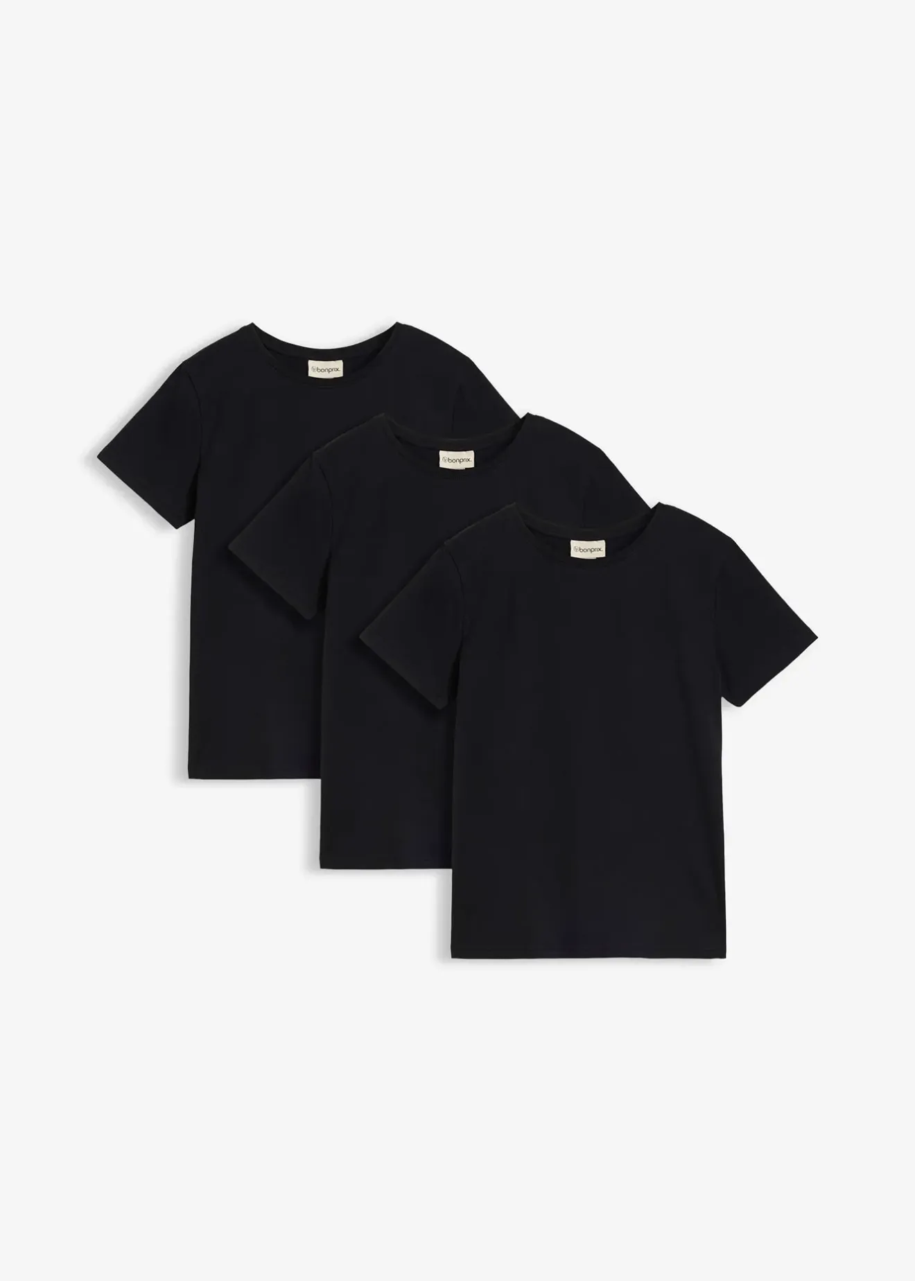 bonprix Lot de 3 T-shirts 100% coton|Enfant Vêtements Enfant|Filles 9-16 Ans·Lot De 2 Articles Et Plus