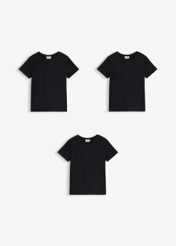 bonprix Lot de 3 T-shirts 100% coton|Enfant Vêtements Enfant|Filles 9-16 Ans·Lot De 2 Articles Et Plus
