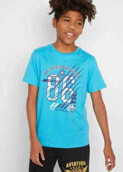 bonprix Lot de 2 T-shirts 100% coton|Enfant Vêtements Enfant|Garçons 9-16 Ans·Lots De 2 Articles Et Plus