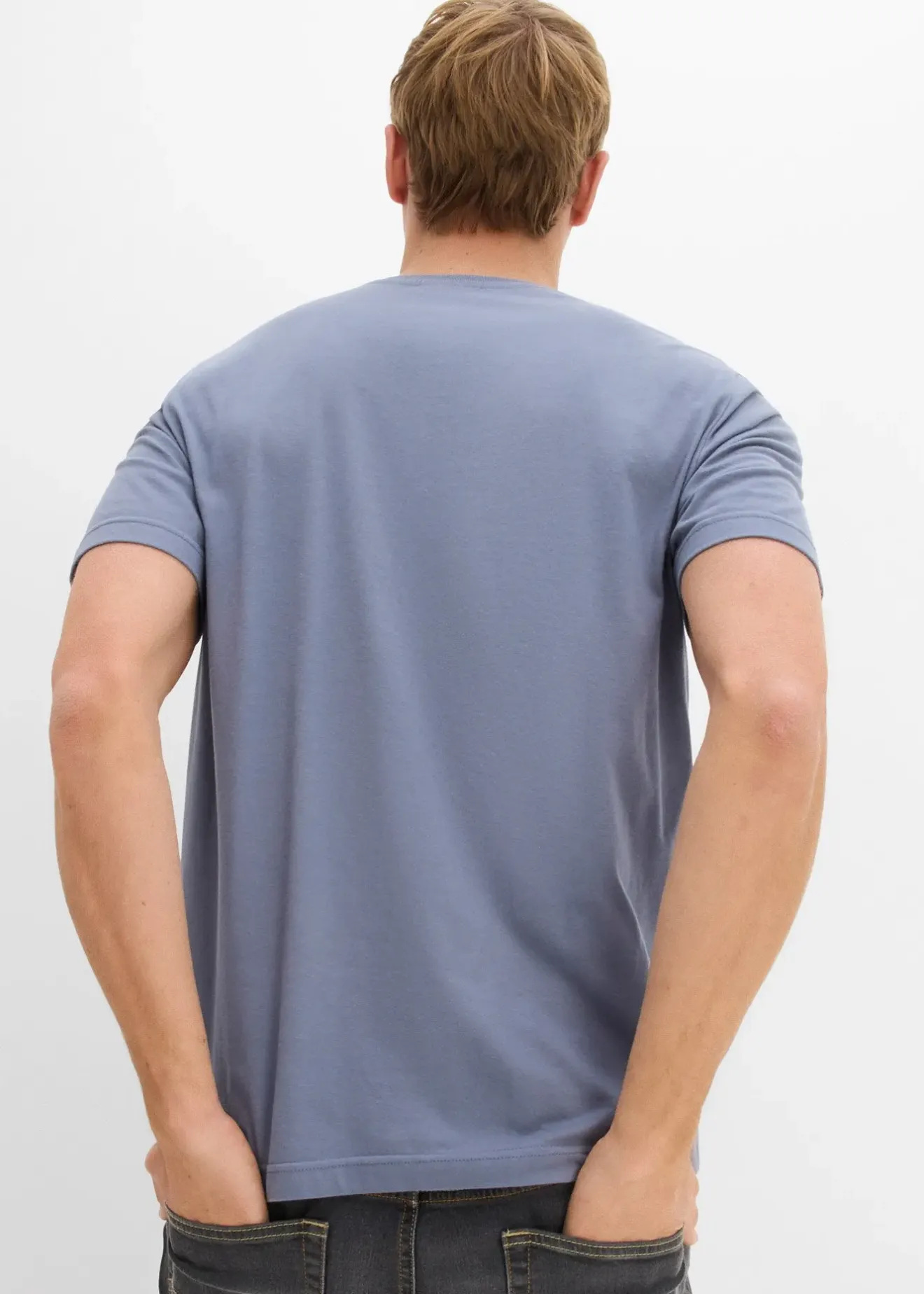 Homme bonprix Vêtements De Sport|T-Shirts & Polos|Lot de 2 T-shirts 100% coton