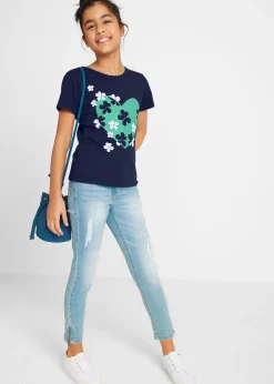 bonprix Lot de 2 T-shirts 100% coton|Enfant Vêtements Enfant|Filles 9-16 Ans·Lot De 2 Articles Et Plus