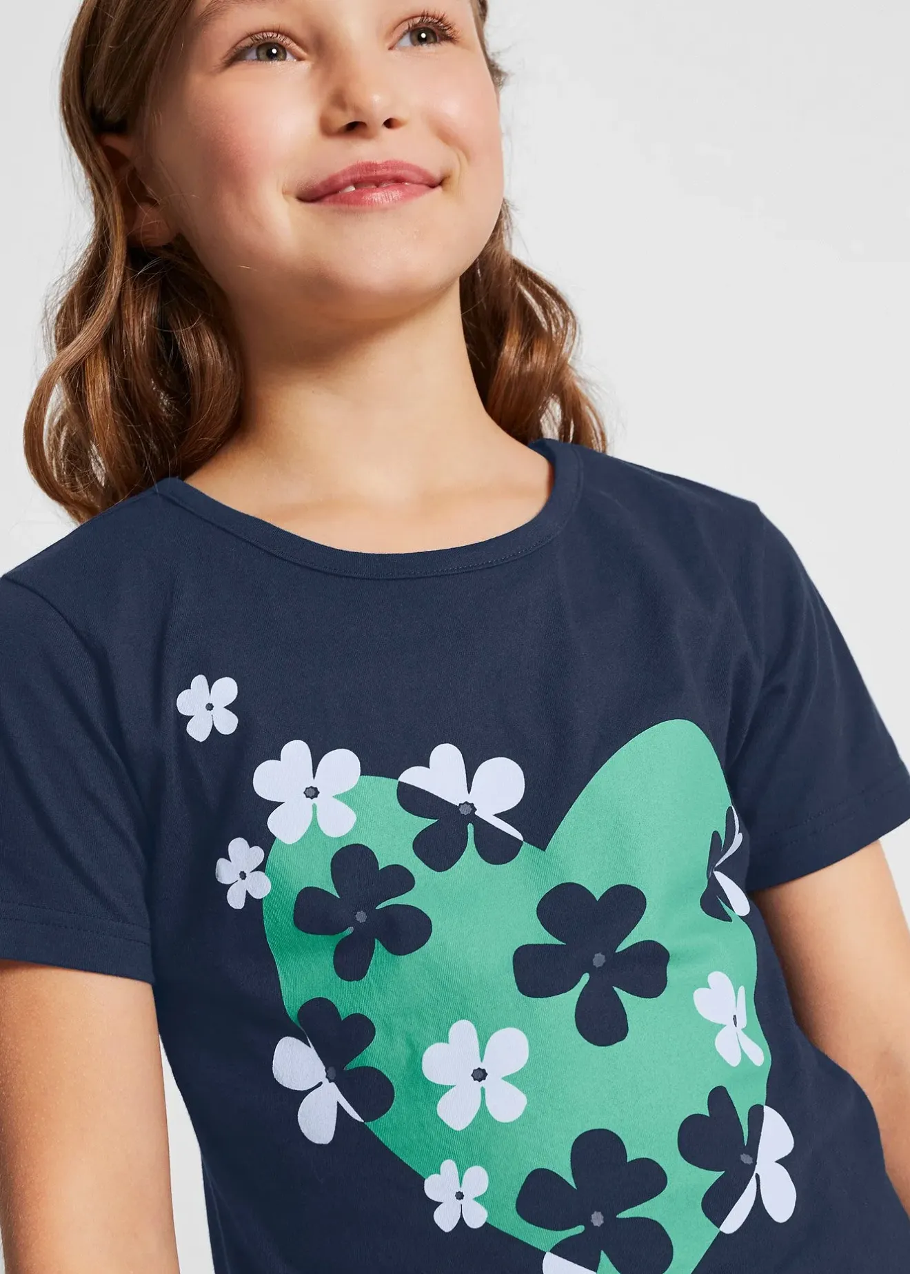 bonprix Lot de 2 T-shirts 100% coton|Enfant Vêtements Enfant|Filles 9-16 Ans·Lot De 2 Articles Et Plus