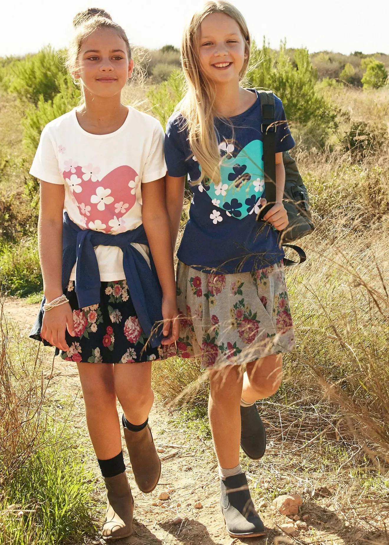 bonprix Lot de 2 T-shirts 100% coton|Enfant Vêtements Enfant|Filles 9-16 Ans·Lot De 2 Articles Et Plus