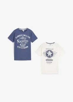 Enfant bonprix Vêtements Enfant|Garçons 9-16 Ans·Lots De 2 Articles Et Plus|Lot de 2 T-shirts 100% coton