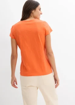 bonprix Lot de 2 T-shirts 100% coton|Femme Basiques|T-Shirts & Tops