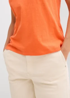 bonprix Lot de 2 T-shirts 100% coton|Femme Basiques|T-Shirts & Tops