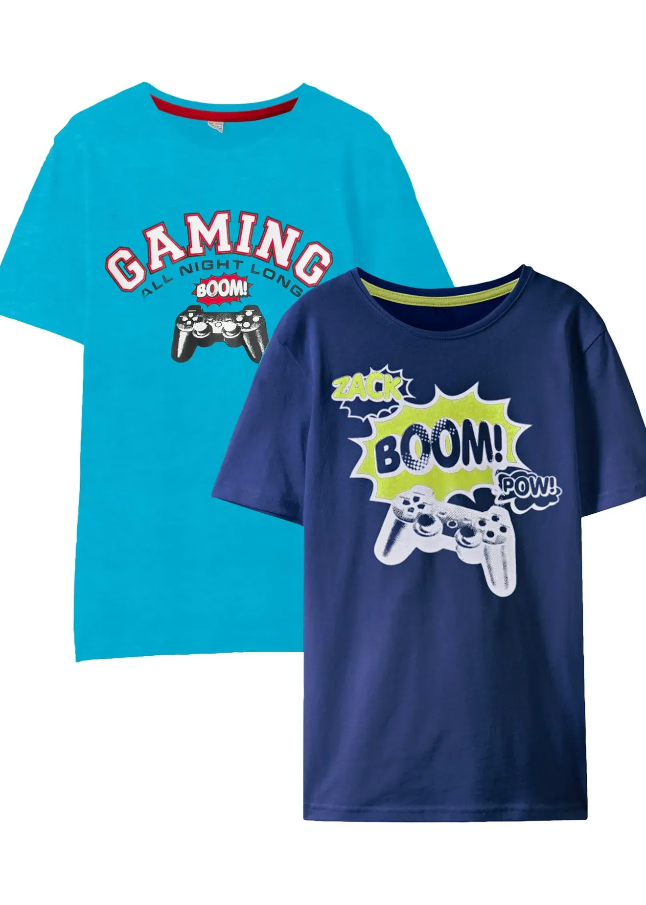 Enfant bonprix Vêtements Enfant|Garçons 9-16 Ans·Lots De 2 Articles Et Plus|Lot de 2 t-shirts 100% coton