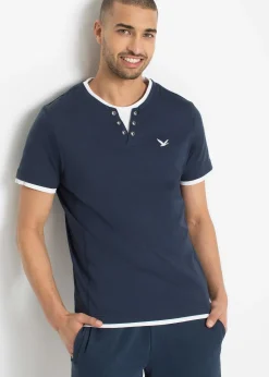 Homme bonprix T-Shirts & Polos|Lot de 2 T-shirts 2 en 1