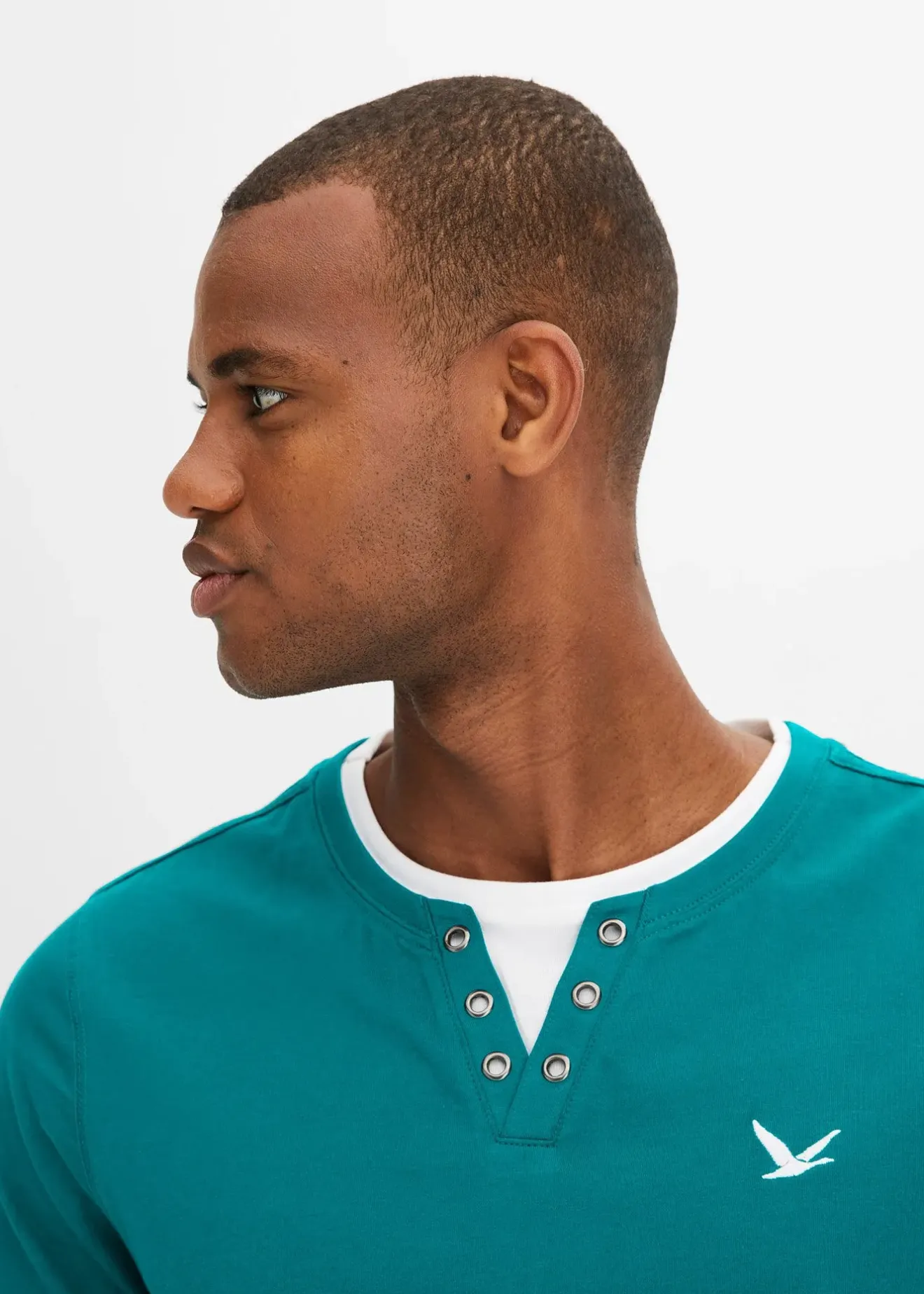 bonprix Lot de 2 T-shirts 2 en 1|Homme T-Shirts & Polos