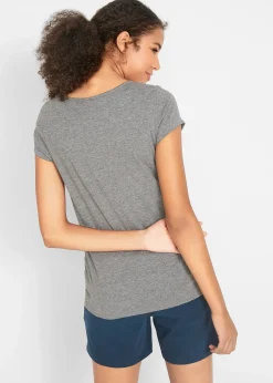 bonprix Lot de 2 T-shirts basiques de grossesse|Femme Femme Enceinte