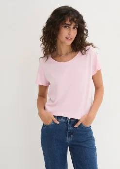 bonprix Lot de 5 T-shirts col rond|Femme Basiques|T-Shirts & Tops