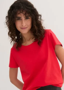 bonprix Lot de 5 T-shirts col rond|Femme Basiques|T-Shirts & Tops