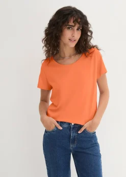 bonprix Lot de 5 T-shirts col rond|Femme Basiques|T-Shirts & Tops