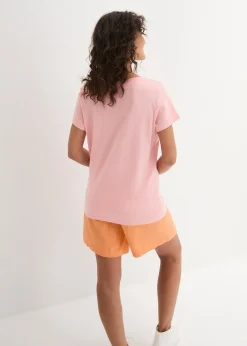 bonprix Lot de 5 T-shirts col rond|Femme Basiques|T-Shirts & Tops