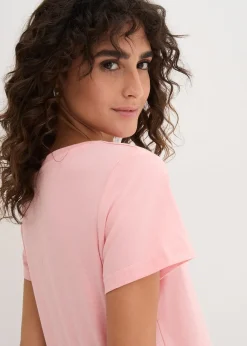 bonprix Lot de 5 T-shirts col rond|Femme Basiques|T-Shirts & Tops