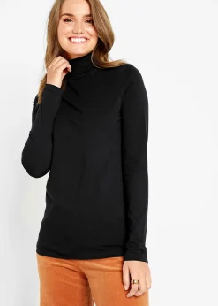 bonprix Lot de 2 T-shirts col roulé|Femme Basiques|T-Shirts & Tops