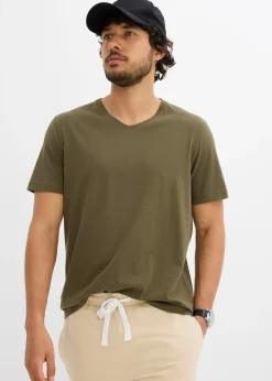 Homme bonprix T-Shirts & Polos|Lot de 3 T-shirts col V