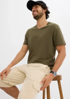 Homme bonprix T-Shirts & Polos|Lot de 3 T-shirts col V