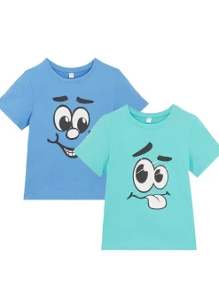 bonprix Lot de 2 T-shirts coton|Enfant Vêtements Enfant|Garçons 2-8 Ans·Lots De 2 Articles Et Plus
