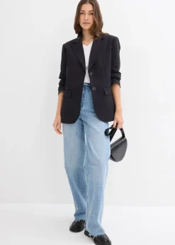 bonprix Lot de 2 T-shirts côtelés|Femme Basiques|T-Shirts & Tops