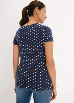 bonprix Lot de 2 T-shirts de grossesse en coton|Femme Femme Enceinte