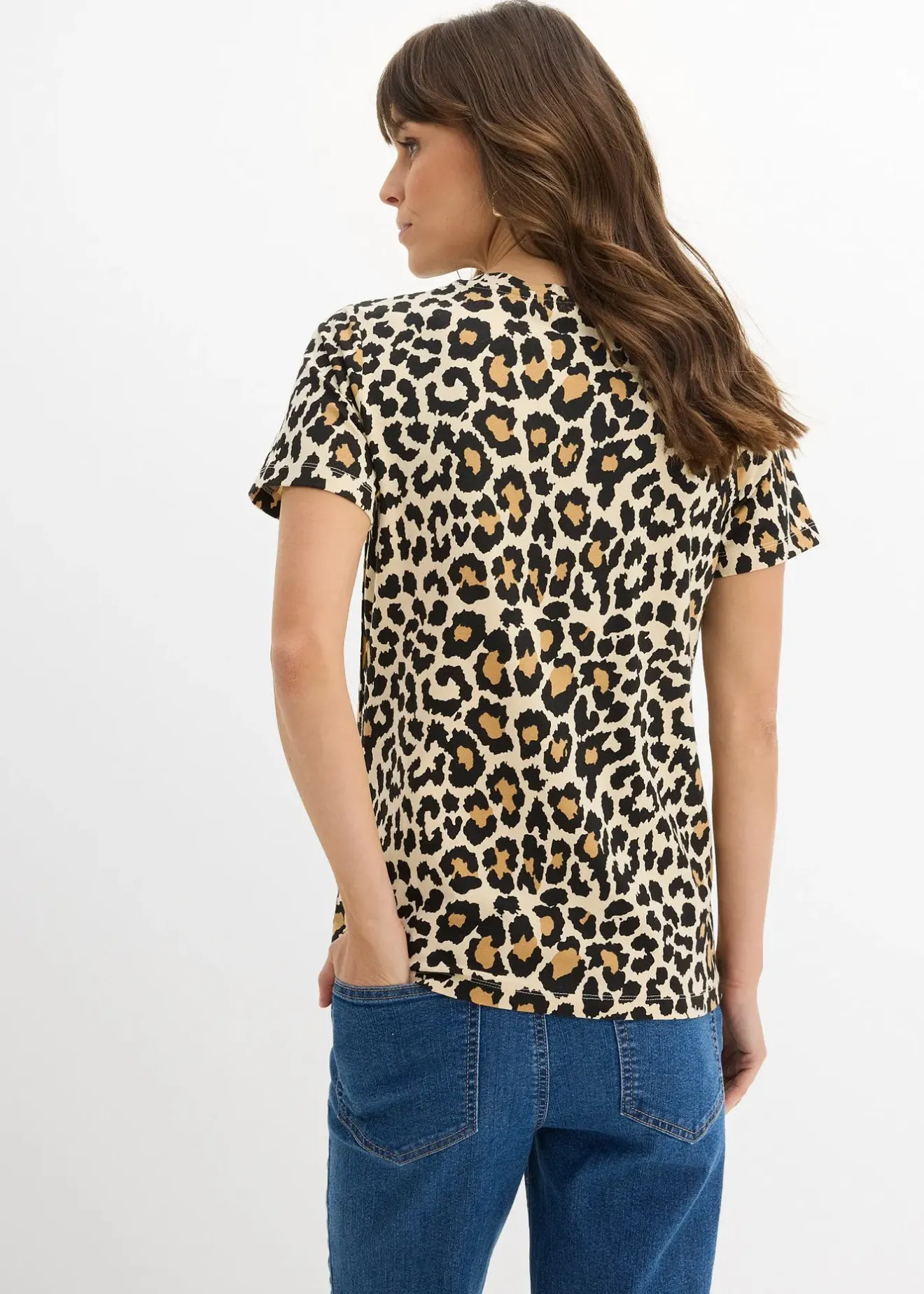 bonprix Lot de 2 T-shirts de grossesse et d’allaitement en coton|Femme Femme Enceinte